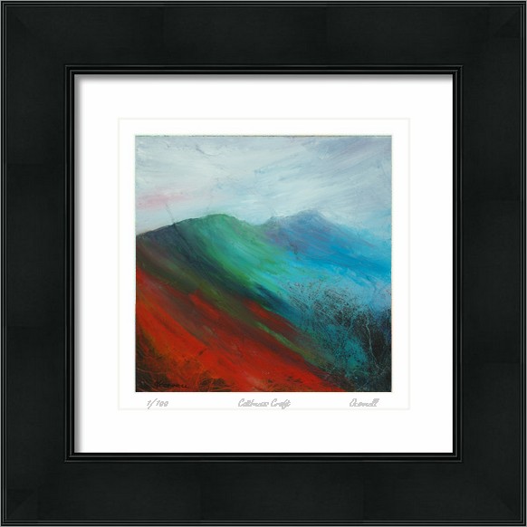 Pennine landscape abstract art painting