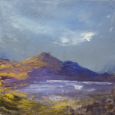 Scottish coastal landscape art