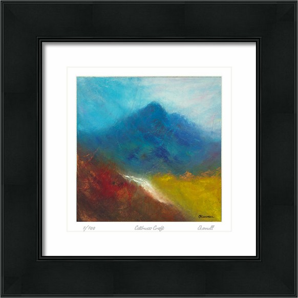 Modern abstract Scottish mountain art paintings