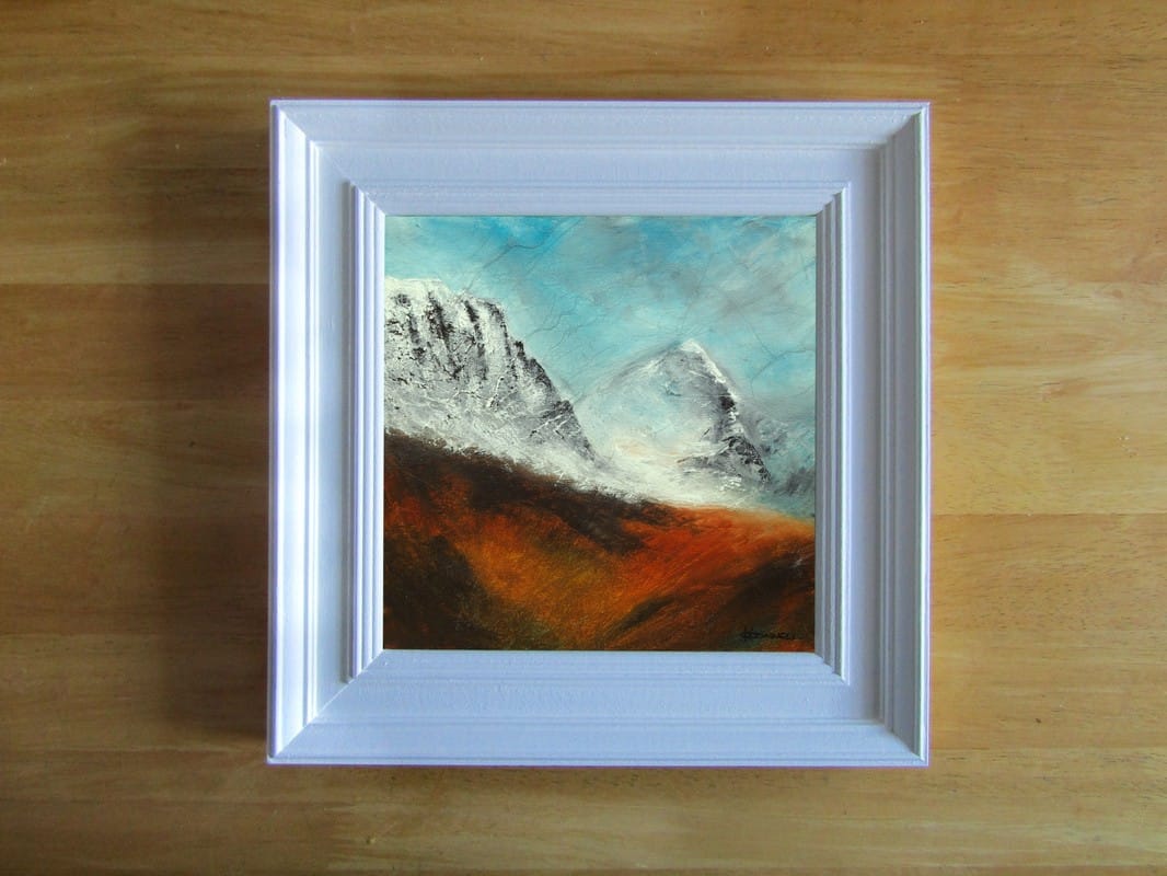 Bealach na Ba framed Scottish landscape painting