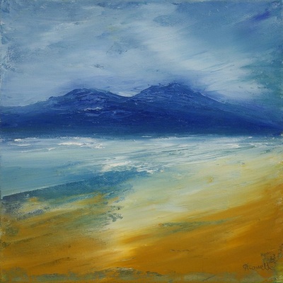 Hebridean coastal painting