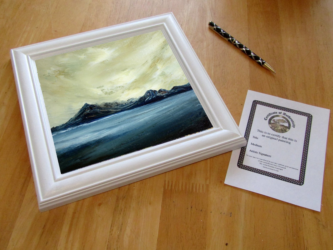Cuillins of Skye from Elgol framed painting