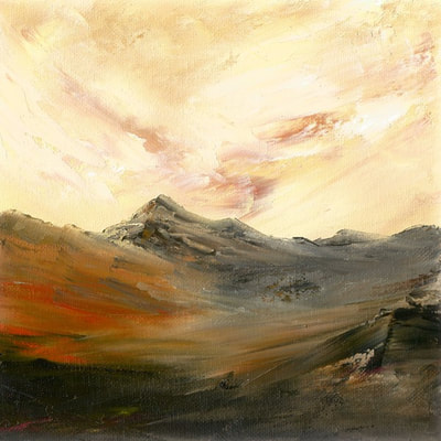 mountain painting