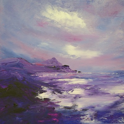 Scottish coastal painting