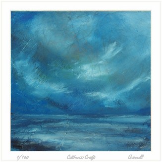 Impressionistic modern abstract seascape giclee prints