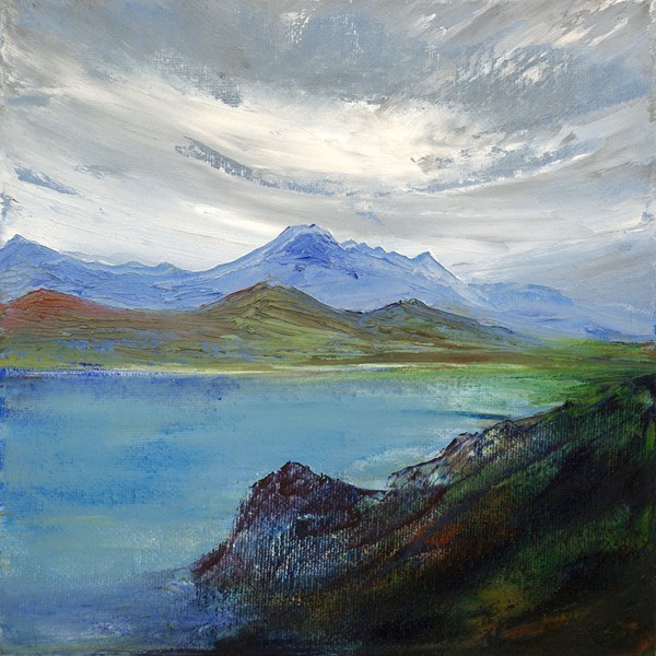 Loch na Loin Scottish landscape painting