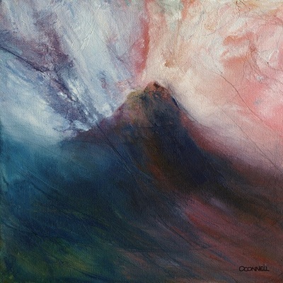Scottish mountain painting