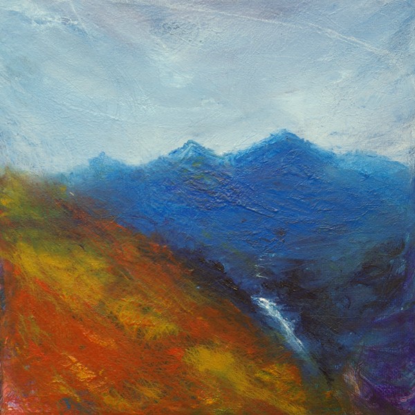 Blackhill Falls painting Isle Of Skye