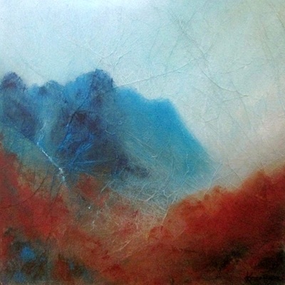 Impressionist Scottish mountain art