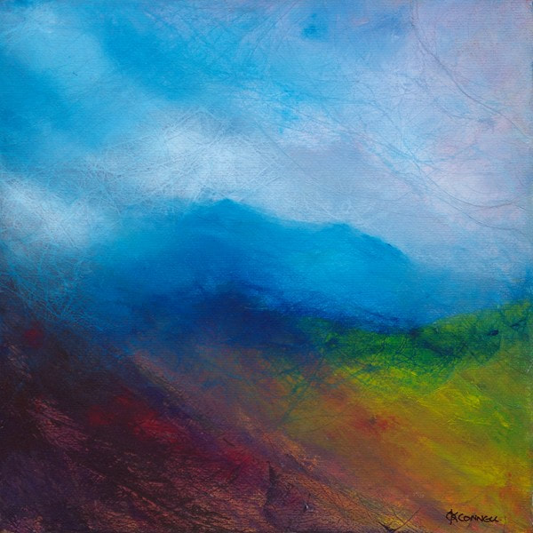 An impressionistic Cairngorm  mountain landscape giclee print