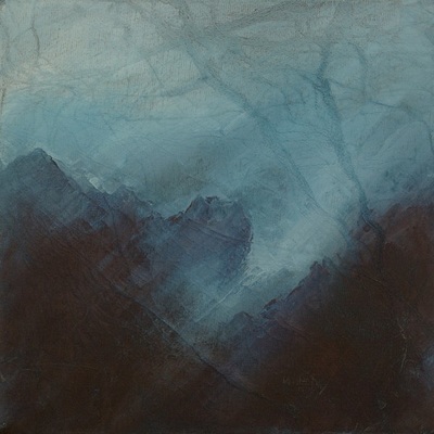 Original contemporary painting of the Black Cuillins of Skye