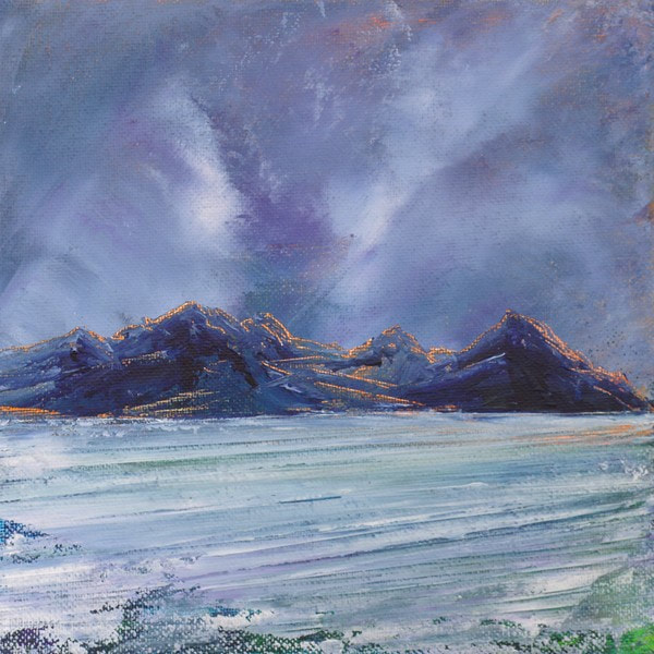 Cuillin Mountain painting and prints