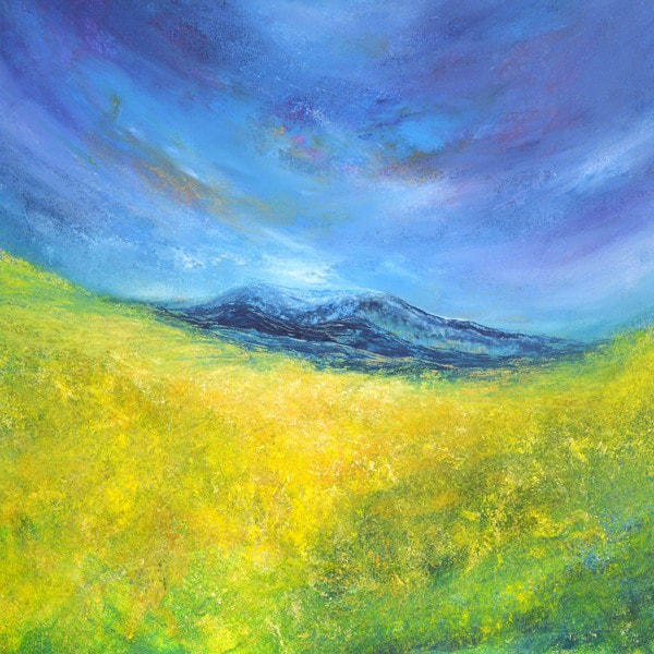 Yorkshire dales mountain moorland meadow painting and prints