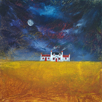 Scottish farm painting