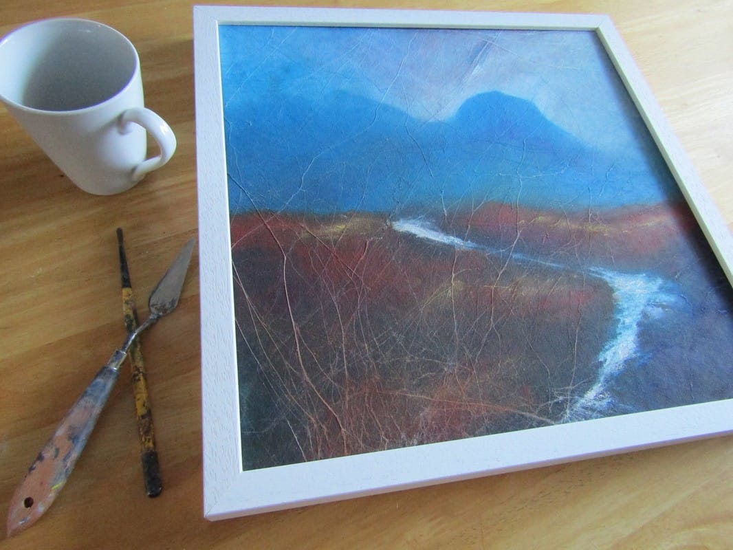 Skye mountain landscape painting
