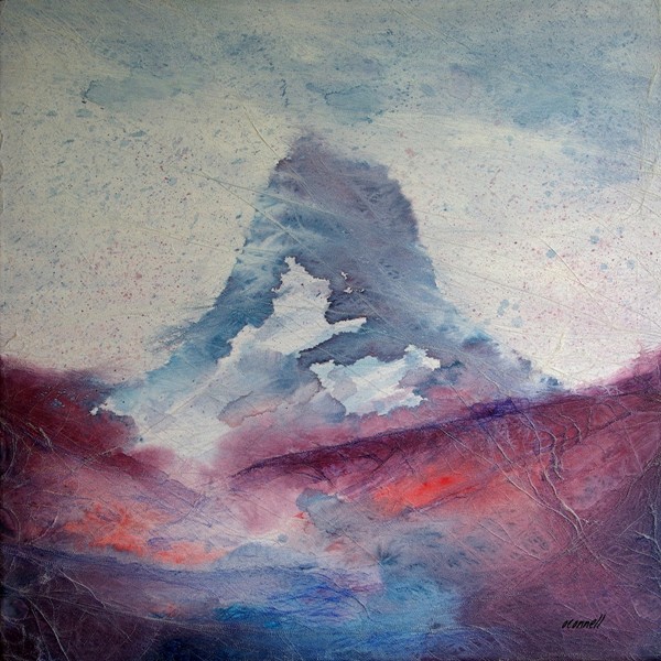 Suilven mountain landscape painting